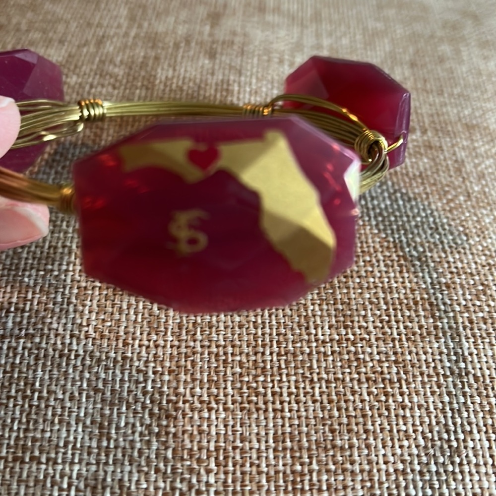 FSU Wire wrap Bangle - Picture 2 of 3